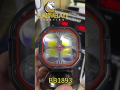 4 LED ホワイト レッド イエロー プロジェクター スポットライト 自動車用モーターサイクル用 LEDライト