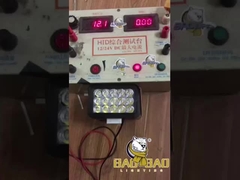 立方体 15 ビーム プラスチック 赤 青 白 LED スポットライト バイク