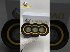 プラスチック 緑 黄色 3 LED モーターサイクルのヘッドライト LED アクセサリーライト モーターサイクルの