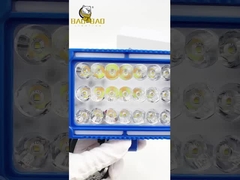 21 LED ホワイト イエロー フラッシュ アルミニウム ブルー ハイジング モーターサイクルのヘッドライト