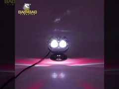 2 珠 白 黄色 偽 アルミ 入手可能 バイク 霧灯