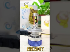 H4 ホワイトフラッシュ メタル 高明るさ 車内ヘッドライト LED電球 ライト