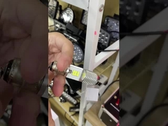 16W ホワイト メタル ランプ ミニ LED 運転ライト H4 BA20D バイク ヘッドライト