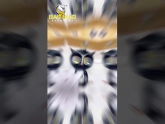 オウルの形 アルミ 白 黄色 双色 バイク LED 霧灯