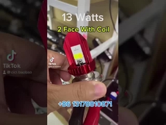 H4 メタル ホワイト イエロー ダブル カラー 2 面 コイル バイク LED 電球