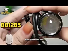 2pcs ホワイト 黄色 双色 アルミ ミニ 運転霧灯 バイク用