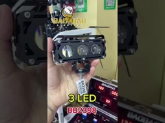 40 ワット 50 ワット フル メタル 赤 悪魔 目 白 黄色 双色 バイク LED 霧灯