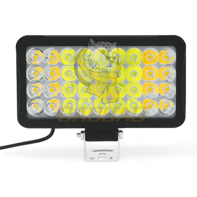 36 LEDライトランプ アルミ 80V ホワイトイエロー モーターサイクルの指示灯