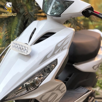 12V 12ビーム多色フラッシュ LEDヘッドライト バイク部品用