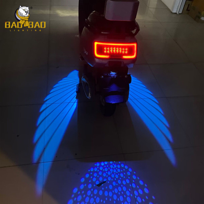 青 赤 白 12V アルミ 角度 翼 モーターサイクルのLED 外灯