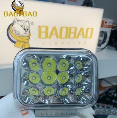 12LED メタル 赤 青 警部 閃光 ライト ヘッドライト 電球 バイク