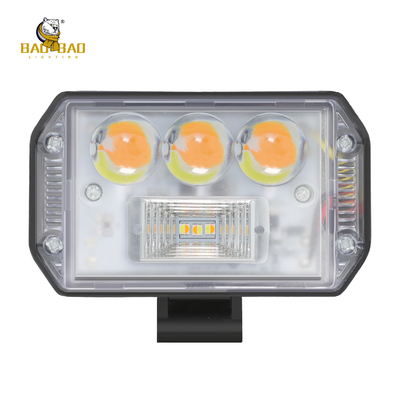 80V LED ライト メタル ホワイト イエロー 双色 閃光 バイク パーツ