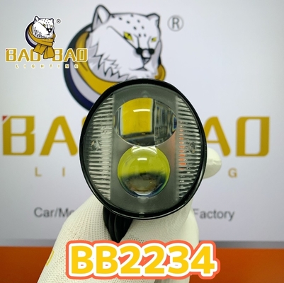2 数珠金属 白 黄色 双色 ミニ 運転 LED 光 CG125 改変